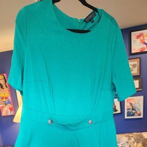 Eloquii green dress size 16